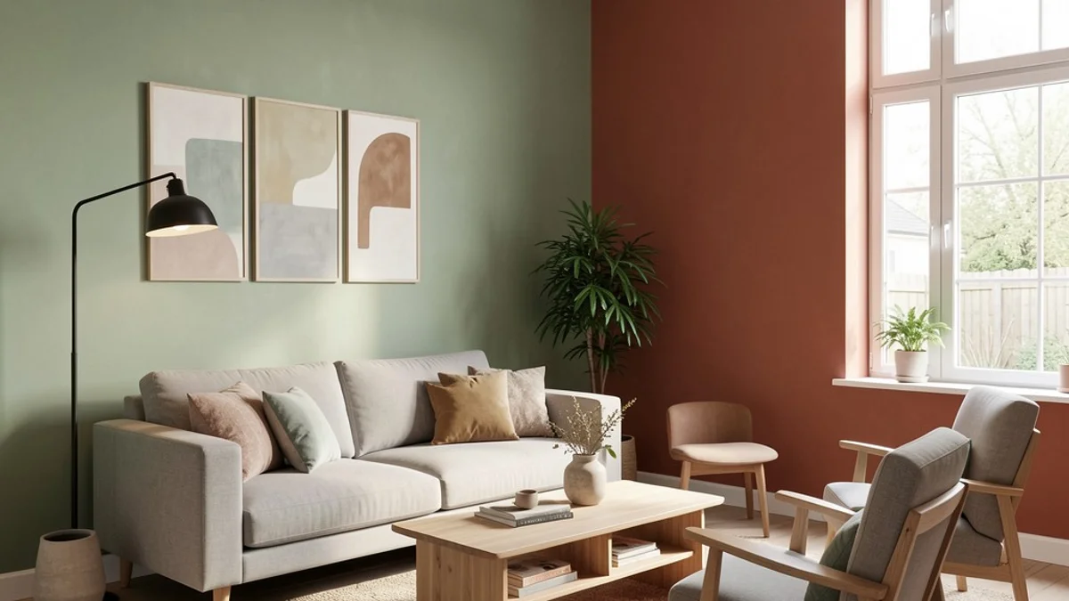 Die 5 grössten Farbtrends 2026 für Wohnzimmer & Schlafzimmer