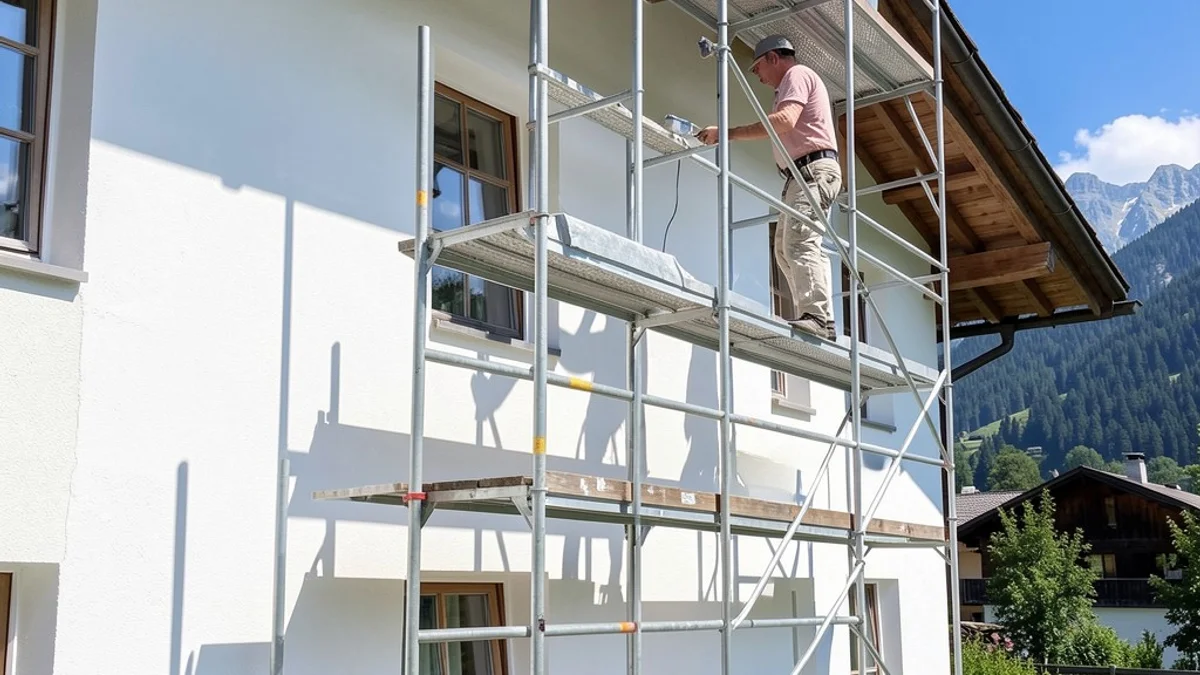 Fassade streichen: Anleitung, Kosten & häufige Fehler